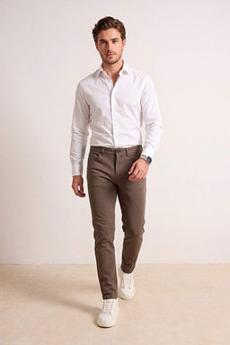 Vizon Straight Pamuklu Esnek Erkek Pantolon TMNSS26PL00032