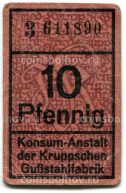 10 пфеннигов Германия Нотгельд Эссен