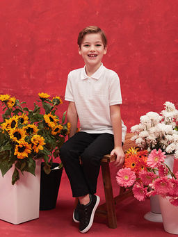 Polo Yaka K?sa Kollu Erkek ?ocuk Ti??rt