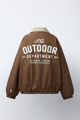 CAZADORA CUELLO CONTRASTE / Marr?n - Zara фото 4