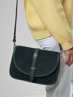 Замшевая сумка Suzy DBR 31110 форест