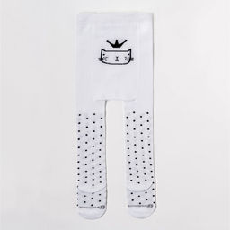 Колготки детские Крошка Я «Кошечка», белый, рост 98-104 см