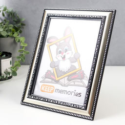 Фоторамка для фото 15×21 см Keep memories, Genevieve, пластик, серебро