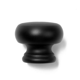 Ручка-кнопка мебельная CAPPIO, d=38 мм, вес 60 г, чёрный, 8 шт. TMP .