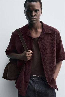 RELAXED FIT TEXTURED SHIRT