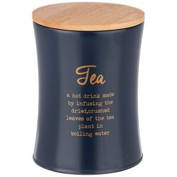 ЕМКОСТЬ ДЛЯ СЫПУЧИХ ПРОДУКТОВ AGNESS NAVY STYLE ЧАЙ 1,1 Л ДИАМЕТР=11 СМ ВЫСОТА=14 СМ