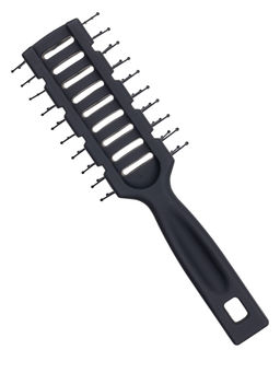 Kristaller Расческа для волос продувная C13, нейлоновые штифты, черный  фото 3