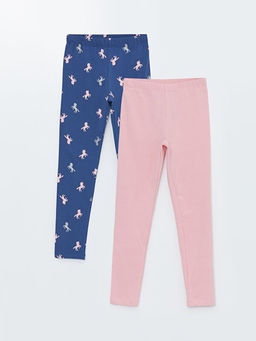 Beli Lastikli K?z ?ocuk Tayt 2li