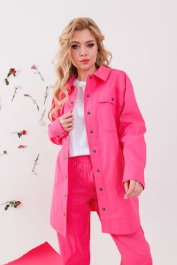 Рубашка NIKVA н323-11 фуксия  фото 2