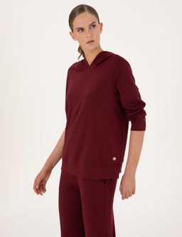 Свитшот Pierre Cardin Oversize вишневый