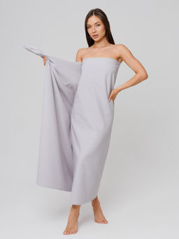 Однотонное вафельное полотенце Ромбы серый ПВ-11 (20) 70х140