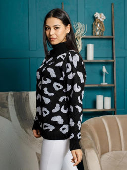 Водолазка Леопард с шерстью 20% - Esenia фото 14