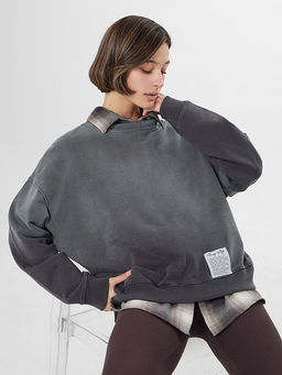 Свитшот женский серый - Mark formelle фото 7