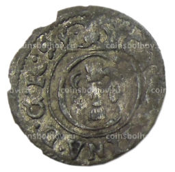 Солид 1634-1654 года Шведская оккупация Риги  Королева Кристина
