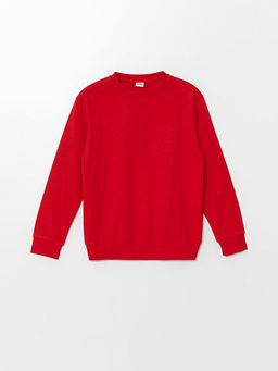 Bisiklet Yaka Erkek ?ocuk Sweatshirt