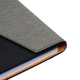 Ежедневник недатированный А5, 140 листов, искусственная кожа, «Стиль», чёрный