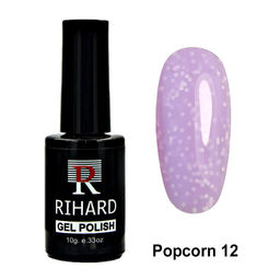 Rihard Gel Polish Popcorn №12 Гель-лак с шестигранниками, 10 мл