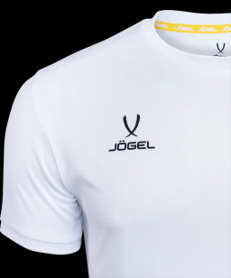Футболка футбольная JOGEL CAMP Origin, белый/черный, детский