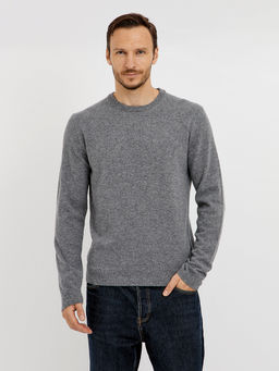 джемпер мужской базовый из шерсти
