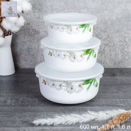 Форма для холодца с крышкой 3 предмета / HDW3B-XN (7415) /уп 12/ 748973