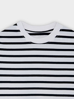 Джемпер женский в бело-черную полоску - Mark formelle фото 5