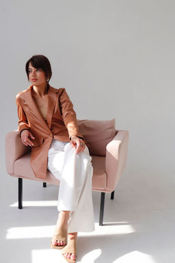 Жакет удлинённый с английским воротником - Martichelli фото 155