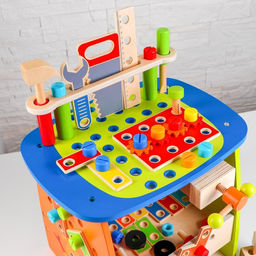 Игровой набор «Столярная мастерская», 89 деталей, 34.7×29.5×31 см