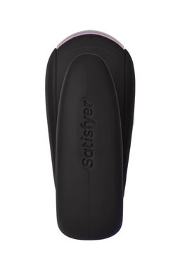 Многофункциональный стимулятор для пар Satisfyer Partner Double Fun, силикон, черный, 18 см