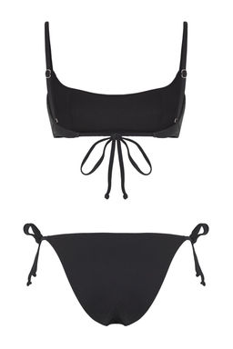 TRENDYOLMILLA Saks Bralette Normal Bel Regular Bikini Tak?m? TBESS25BT00103  фото 5