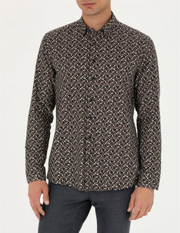 Siyah Slim Fit Uzun Kollu G_mlek