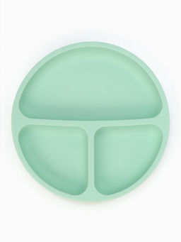 Тарелка детская секционная, 3 секции, бирюзовый, Mum&Baby