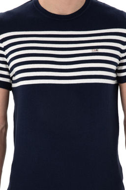 Erkek Slim Fit Bisiklet Yaka Lacivert Triko Ti__rt Sepette S_rpriz _ndirim - U.s. polo assn фото 13