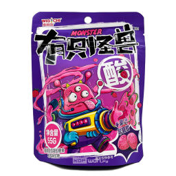 Мармеладные конфеты Клубникус Monster, Wischi, Китай, 55 г