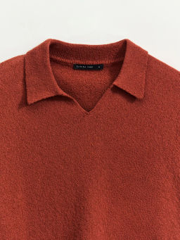 Джемпер поло из хлопка / Zarina фото 10