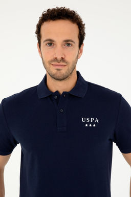 Футболка U.S. Polo Assn темно-синяя хлопок  фото 2