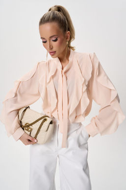 Рубашка Кристл (персиковый)