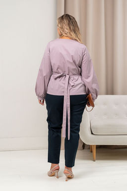 Блузка ТБ-124 серо-лиловый - Angelika фото 10