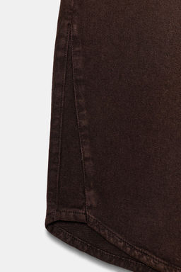 JEANS Z1975 BALLOON TIRO ALTO BAJO ASIM?TRICO / Marr?n - Zara фото 10