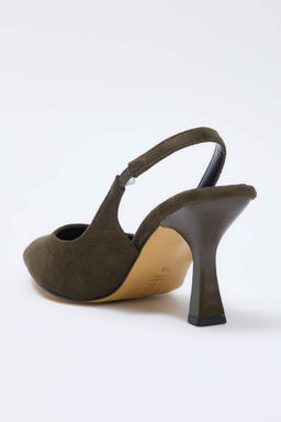 Trendyol Shoes Siyah Sivri Burun Arkas? Ac?k Kad?n Ince Topuklu Ayakkab? TAKAW25TO00010 - Trendyolmilla фото 4