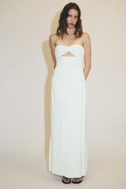 LONG CUT-OUT DRESS