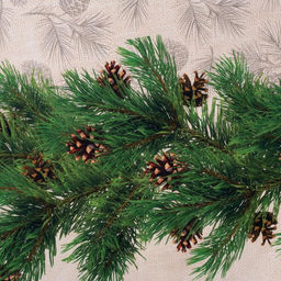 Фартук Этель Еловые ветви 70х61 см, 100% хлопок, саржа 190 гр/м2  фото 7