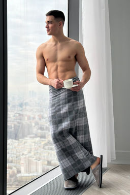 Полотенце махровое Английская клетка