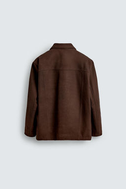 LIMITED EDITION LEATHER JACKET - Zara фото 8