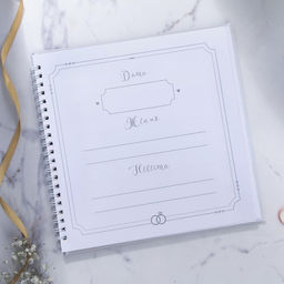 Книга свадебных пожеланий В день нашей свадьбы, на пружине, 21,5 х 21 см - Долго и счастливо фото 2