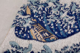 Набор для вышивания PANNA Живая картина MET-JK-2267 Большая волна в Канагаве 15 х 10 см