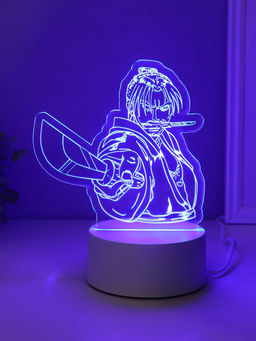 Светильник 3D RISALUX Аниме. Воин, LED-ночник, RGB, от сети, 9.5?14.9?16 см