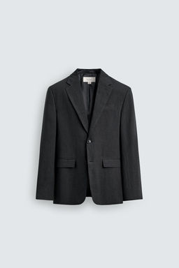 BLAZER REGULAR FIT TRAJE 100% LINO / Marino oscuro - Zara фото 7