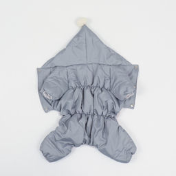 Комбинезон зимний для животных, флисовый подклад, 3XL (ДС 36-38, ОШ 36-37, ОГ 48-52), серый - Simaland фото 7