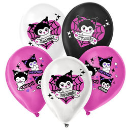 Воздушные шары латексные 12" «Пожелания милашке», 5 шт.