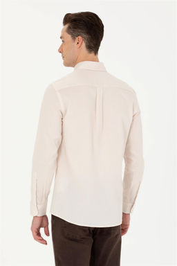 U. S. Polo Assn Мужская белая рубашка с длинным рукавом - U.s. polo assn фото 12